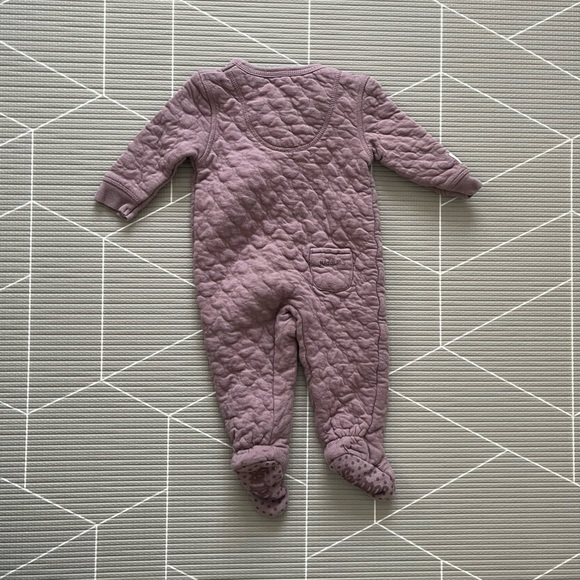 6-12 months - Juddlies Quilted Footed Sleepers - Picture 5 of 10